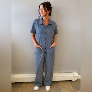Red Sky Railroad Stripe Romper